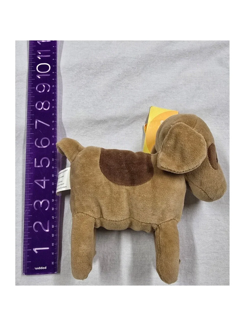 Gymboree Play Time Brown Tan Puppy Dog Plush Stuffed Animal Toy 2005 Spots NEW